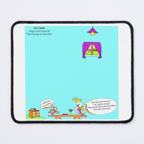 Item preview, Set Table - The Farmer in the Dell designed and sold by tuneinwithamy.