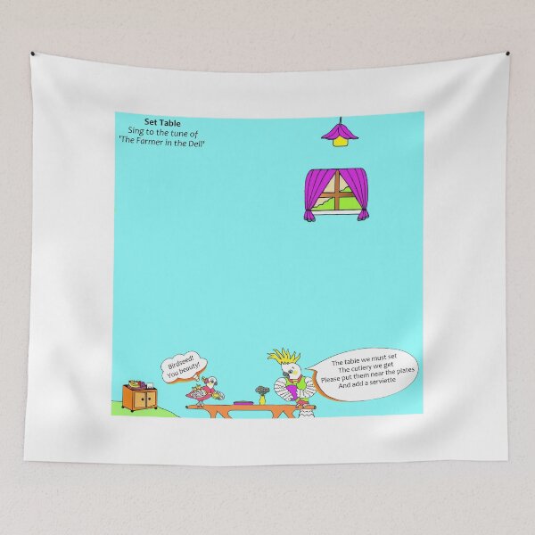 Item preview, Set Table - The Farmer in the Dell designed and sold by tuneinwithamy.