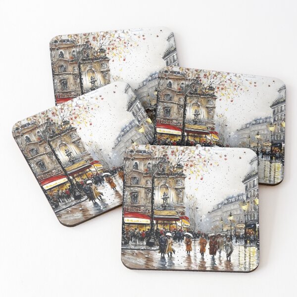 Item preview, Place du Palais Royal in the Belle Époque - 01 designed and sold by artdesignsnow.