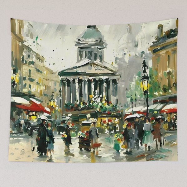 Item preview, Place du Luxembourg – Le Panthéon in the Belle Époque - 07 designed and sold by artdesignsnow.