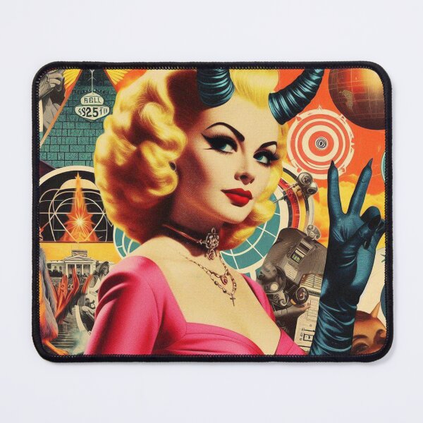 Item preview, Retro Devilish Woman designed and sold by PulpVintage.