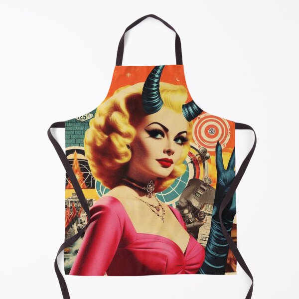 Item preview, Retro Devilish Woman designed and sold by PulpVintage.