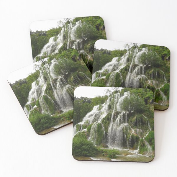 Item preview, Photograph of the waterfall at Baume-les-Messieurs, Jura designed and sold by CadresSauvages.