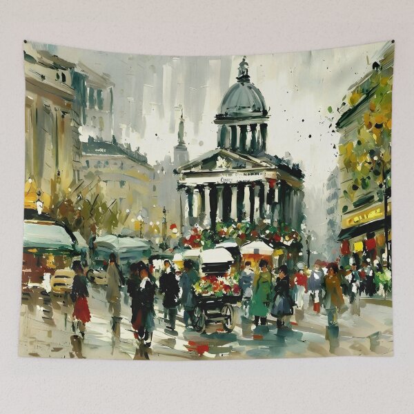 Item preview, Place du Luxembourg – Le Panthéon in the Belle Époque - 06 designed and sold by artdesignsnow.