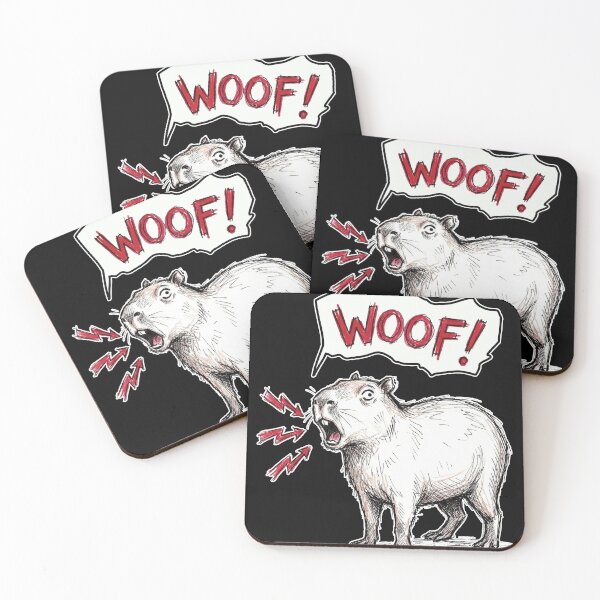 Item preview, Woof Capybara designed and sold by AdyKurniawan.