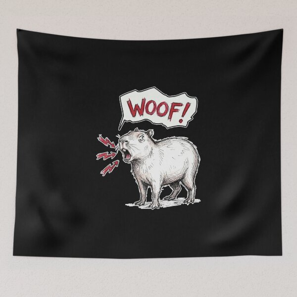Item preview, Woof Capybara designed and sold by AdyKurniawan.