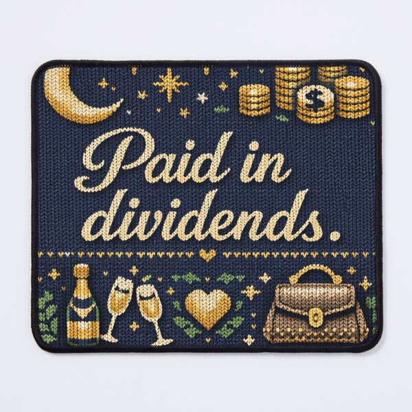 Item preview, Paid in dividends investment knit design designed and sold by Mauswohn.