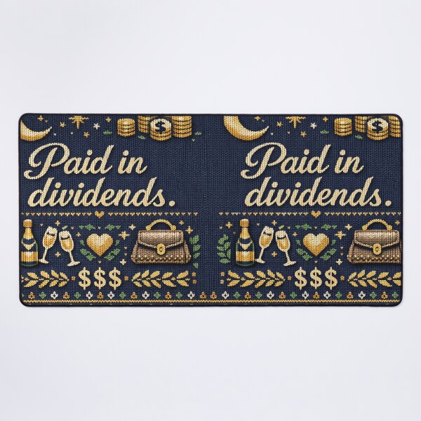 Item preview, Paid in dividends investment knit design designed and sold by Mauswohn.
