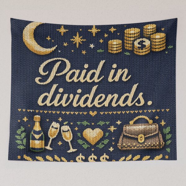 Item preview, Paid in dividends investment knit design designed and sold by Mauswohn.