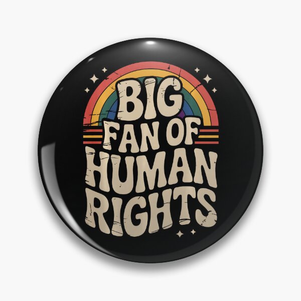 Item preview, Vintage Big Fan of Human Rights  designed and sold by horacehughes.