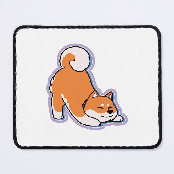 Item preview, Cute Shiba Inu Playful Bow Stretch designed and sold by gengyut.