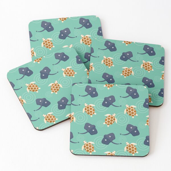 Item preview, Ocean adventures on blue designed and sold by reneesillus.