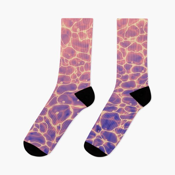 Item preview, Sunset Rhythm: Dreamy Wave Pattern in Lavender and Apricot  designed and sold by QamarART Paintings.