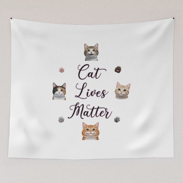 Item preview, CAT LIVES MATTER designed and sold by LOGICALREMEDIES.