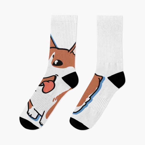 Item preview, Happy Corgi Puppy Wagging Tongue designed and sold by gengyut.