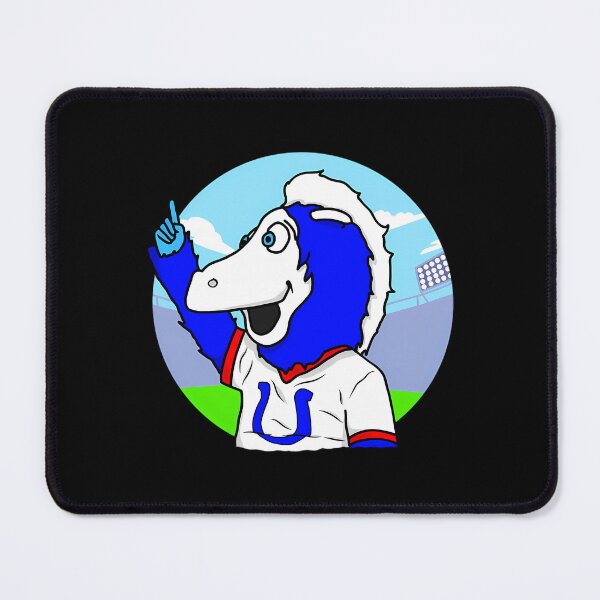 Item preview, Blue Indianapolis Colts Mascot Cartoon designed and sold by Ketshoop.