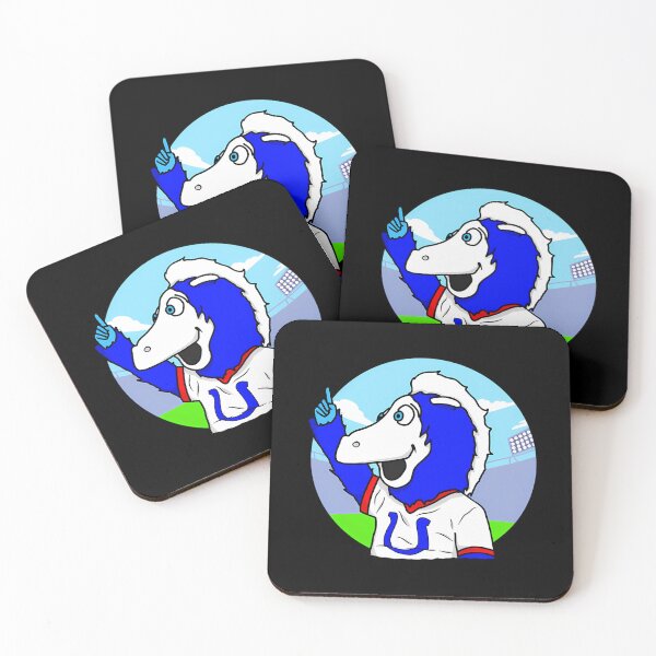 Item preview, Blue Indianapolis Colts Mascot Cartoon designed and sold by Ketshoop.