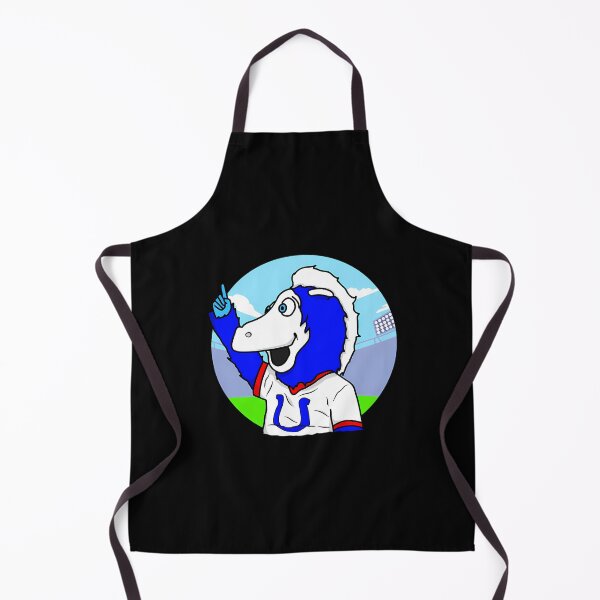 Item preview, Blue Indianapolis Colts Mascot Cartoon designed and sold by Ketshoop.