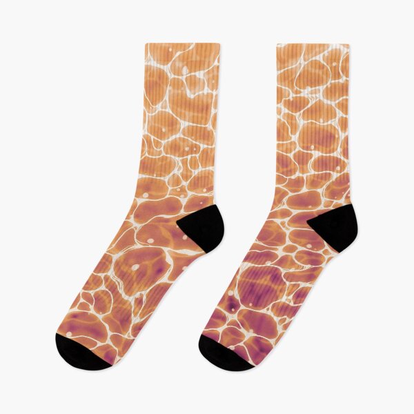 Item preview, Golden Current: Dynamic Wave Pattern in Light Brown and Bright Orange  designed and sold by QamarART Paintings.