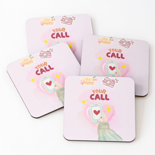 Item preview, It's Your Call Cute Love Design designed and sold by SoftAuraPrints.