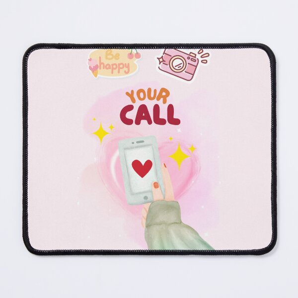 Item preview, It's Your Call Cute Love Design designed and sold by SoftAuraPrints.