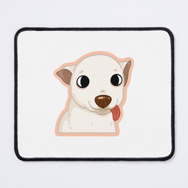 Item preview, Cute White Puppy Derpy Tongue Blep designed and sold by gengyut.