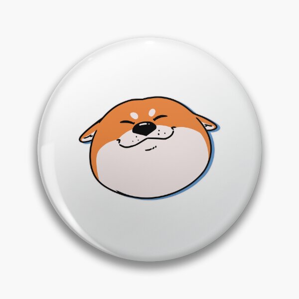 Item preview, Round Shiba Inu Squishy Face Cheeks designed and sold by gengyut.