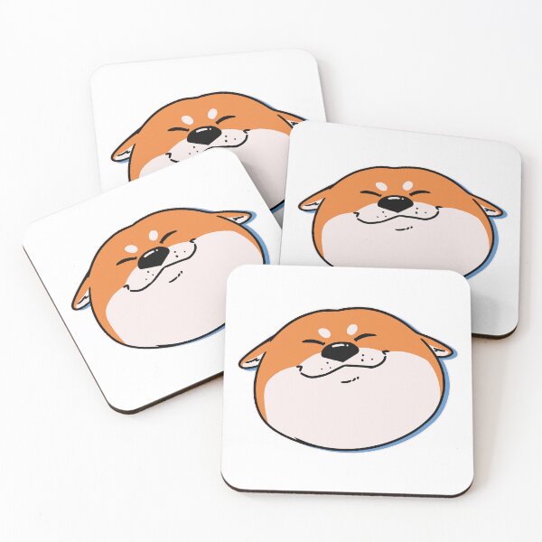 Item preview, Round Shiba Inu Squishy Face Cheeks designed and sold by gengyut.