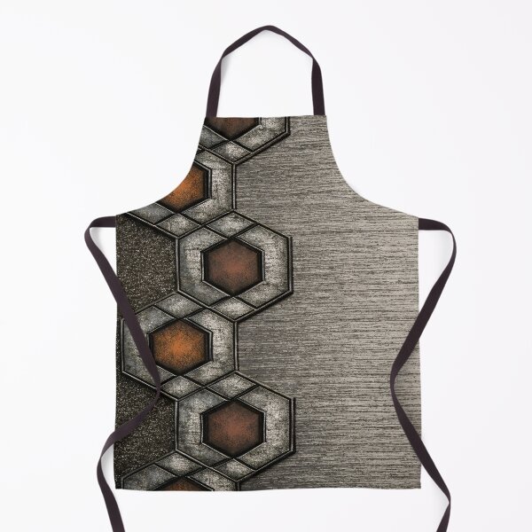 Item preview, Industrial Hex Chain designed and sold by Kaleidoscope Print.