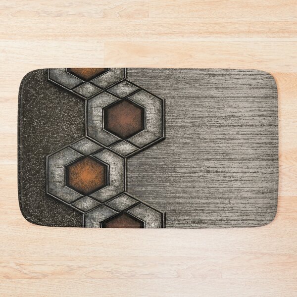 Item preview, Industrial Hex Chain designed and sold by Kaleidoscope Print.