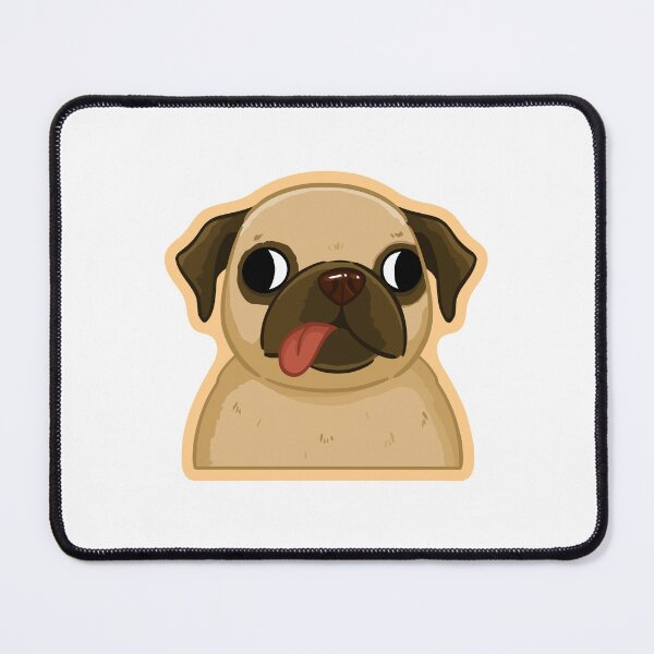 Item preview, Funny Pug Derp Face Tongue Out designed and sold by gengyut.