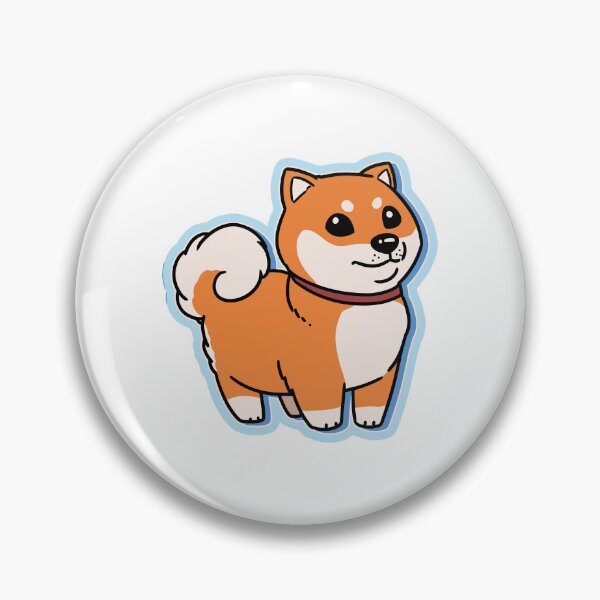 Item preview, Chubby Shiba Inu Puppy Standing Cute designed and sold by gengyut.
