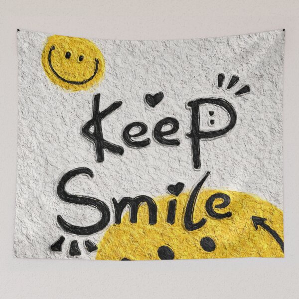Item preview, Keep Smile Doodle designed and sold by Kaleidoscope Print.