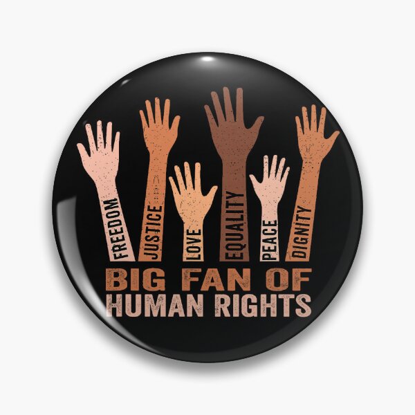 Item preview, Big Fan of Human Rights Positive Equality Quote designed and sold by horacehughes.