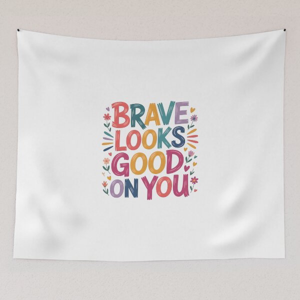 Item preview, Brave looks good on you designed and sold by nimmitrends.