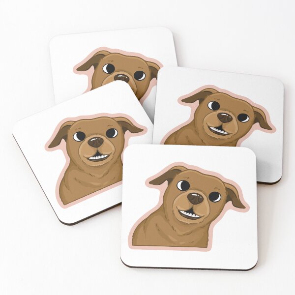 Item preview, Cheeky Grinning Brown Puppy Dog Face designed and sold by gengyut.
