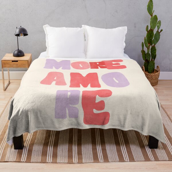 Item preview, More Amore – Romantic Typography Design in Pink & Purple designed and sold by PrintCessStudio.