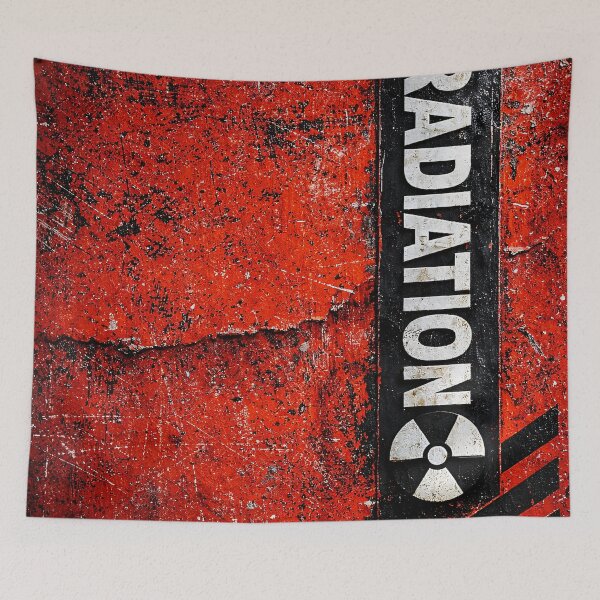 Item preview, Radiation Warning Grunge designed and sold by Kaleidoscope Print.
