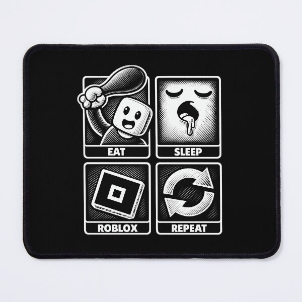 Item preview, Eat Sleep Roblox Repeat designed and sold by Kubala Designs.