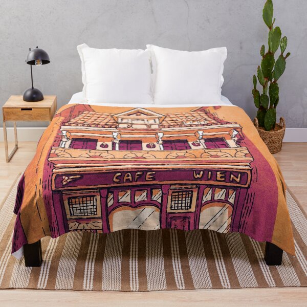 Item preview, Golden Afternoon: A Lively and Sunlit Cafe Scene designed and sold by QamarART Paintings.