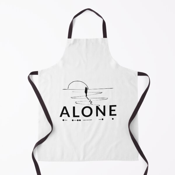 Item preview, Alone Introvert Morse Code Minimalist Art designed and sold by AVO-SOURCE.