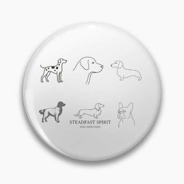 Item preview, Heritage Dog Collection: Set of 6 Minimalist Line Art Stickers designed and sold by tineldesign.