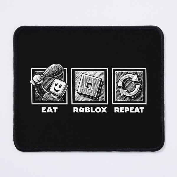 Item preview, Eat Sleep Roblox Repeat designed and sold by Kubala Designs.
