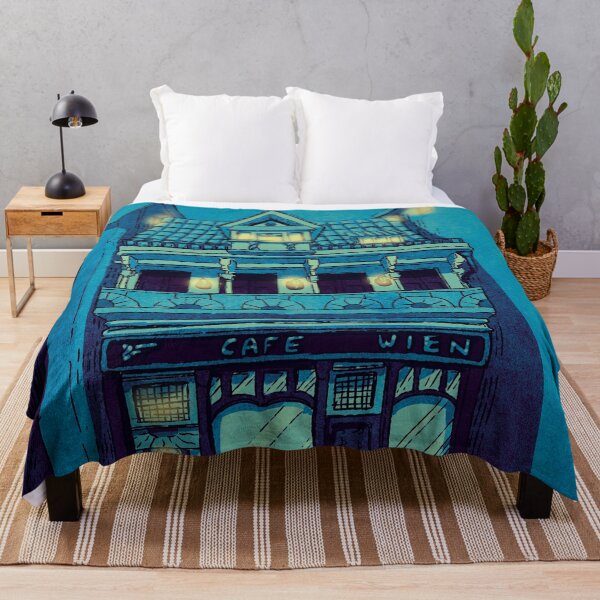 Item preview, Nocturnal Calm: A Romantic and Moody Cafe Scene at Night  designed and sold by QamarART Paintings.