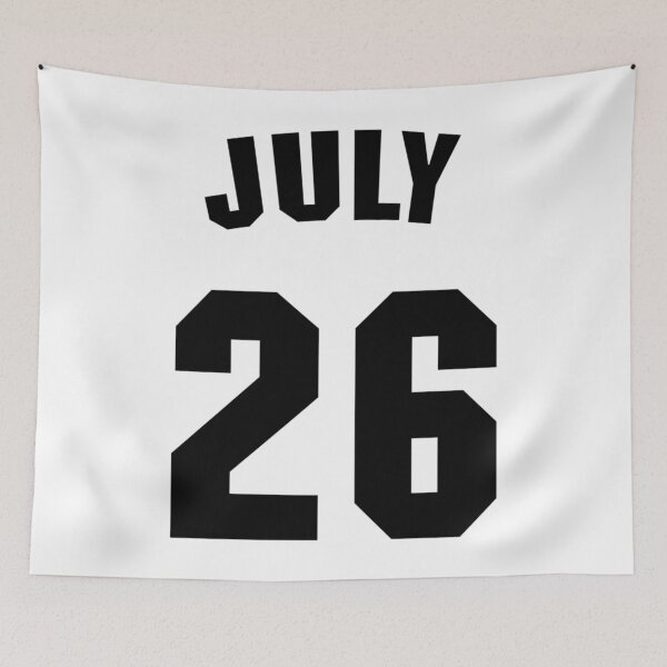 Item preview, Date Of Birth  26 July  Birthday Gift Sport Design designed and sold by Mentesha.