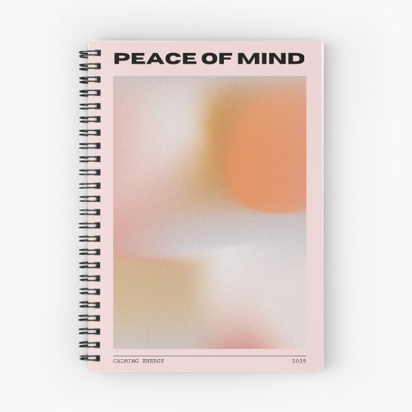 Item preview, Peace of Mind – Aesthetic Aura Poster Gradient Art designed and sold by PrintCessStudio.