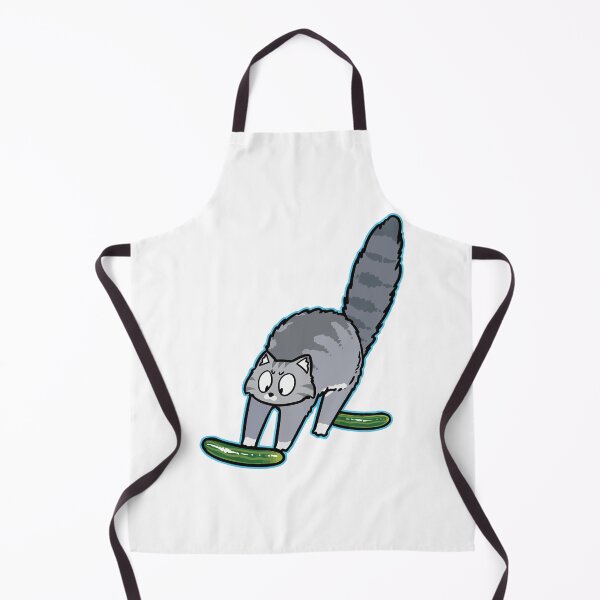 Item preview, Funny Cat vs Cucumber Prank Illustration designed and sold by gengyut.