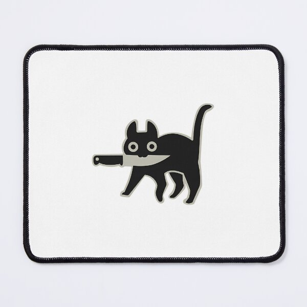 Item preview, Knife Cat Funny Meme Drawing designed and sold by fzufqbqyp0.