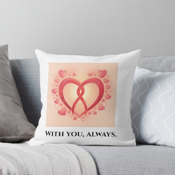Item preview, With You, Always – Minimal Romantic Love Quote Design designed and sold by SABPrints.