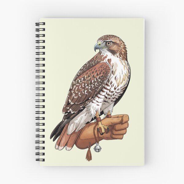 Item preview, Falconer Hawk Heritage Wildlife Art designed and sold by BirdsnStuff.